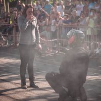 La magnifique demande de mon chéri, en plein show lors de son spectacle de Stunt ! 