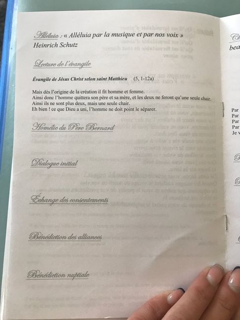 Idées livret de messe - 4