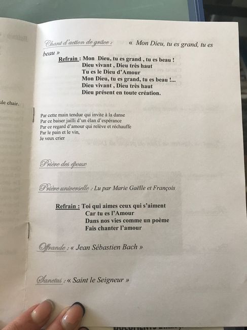 Idées livret de messe - 5