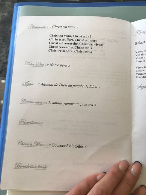 Idées livret de messe - 6