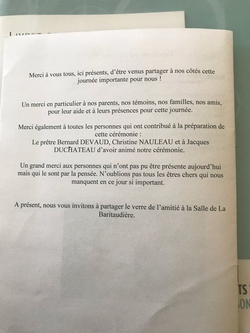 Idées livret de messe - 8