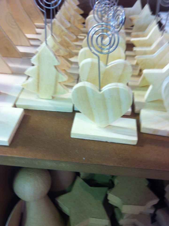Porte nom pour chaque table 