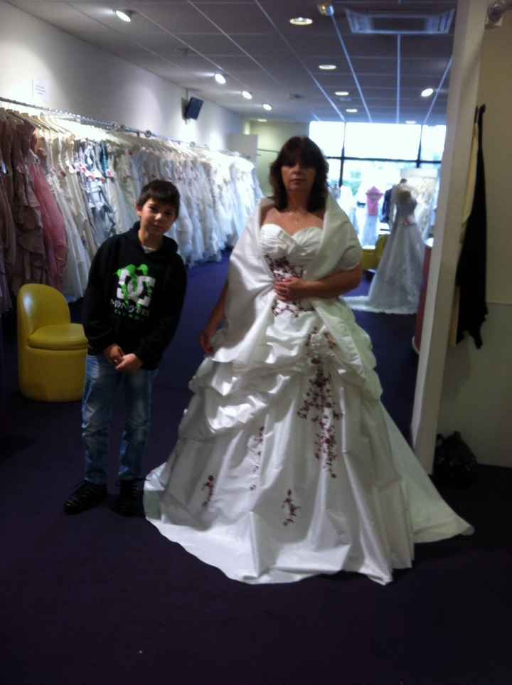 ma robe avec nouvelle etole 