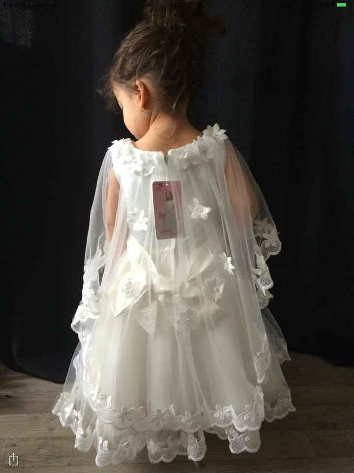 Recherche une robe enfant avec dentelle - 2
