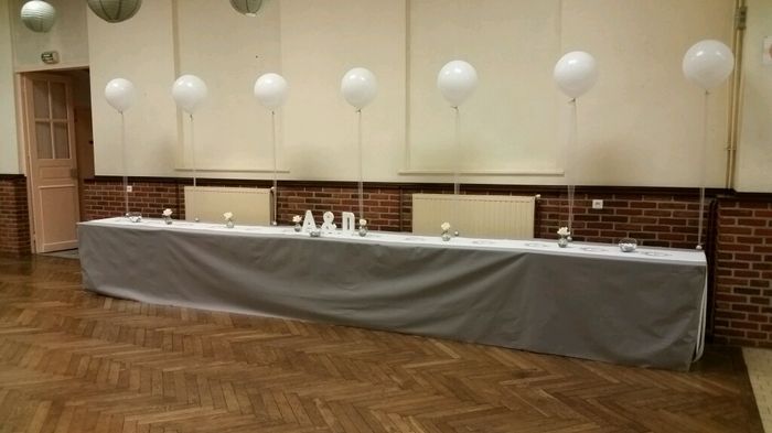 Décoration salle  vin d'honneur - 6
