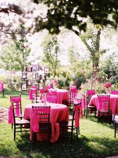 Idée décoration chaises pour réception 