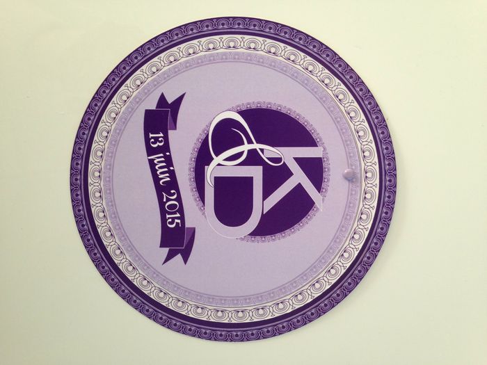 Diy faire-part rond
