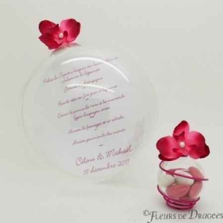 Boule transparente menu