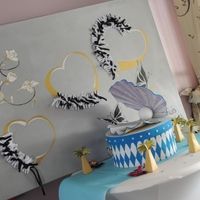 Urne et tableau d'or