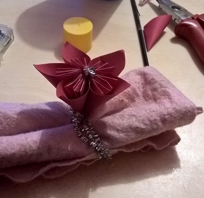 fleur en papier