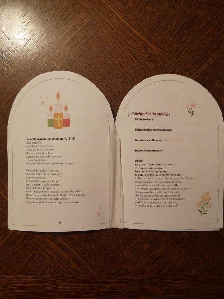 Nouvelles avancées : livrets, déco église, souvenirs - 3