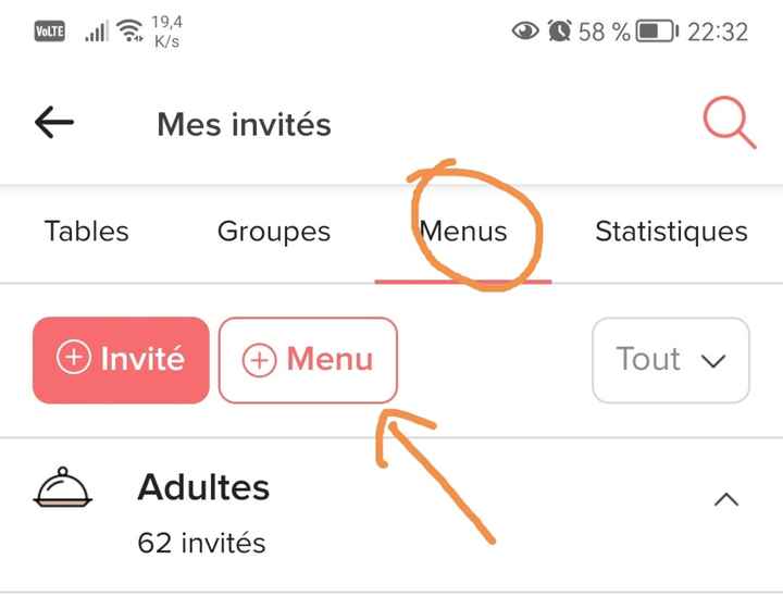 Créer menu - 1