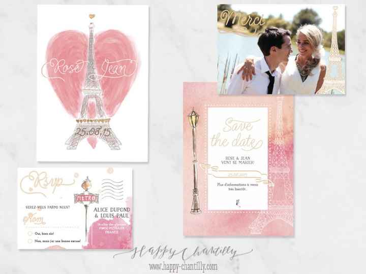 Thème de mariage : paris ! Des idées ? - 1
