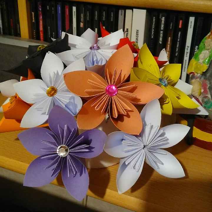  Tentative bouquet origami - 1