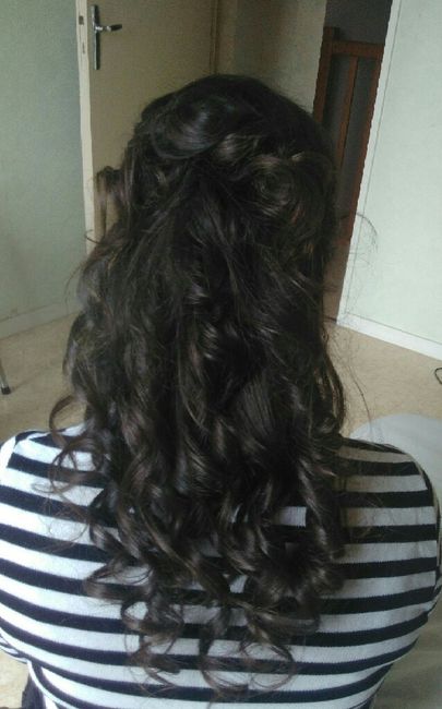 Essai coiffure maquillage (un intrus s'est glissé dans les photos 😂) - 3