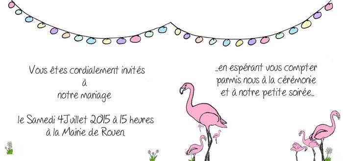 Faire part interieur