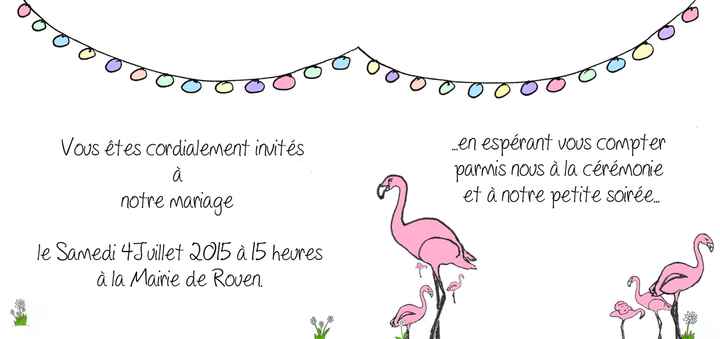Faire part interieur