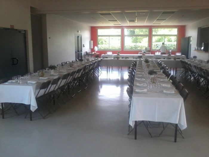 Tables vu vers le buffet
