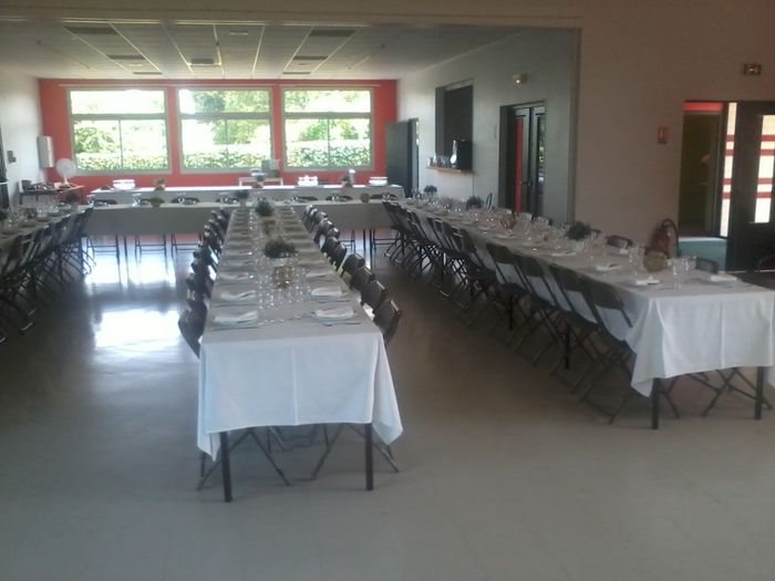Tables vu vers le buffet Bis 