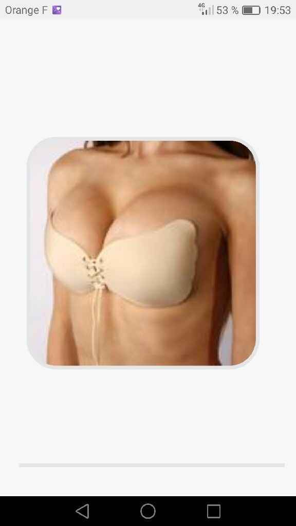 soutien gorge adhésif