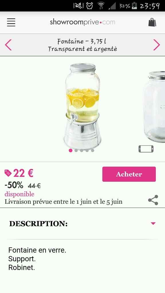 Fontaine pour cocktail - 1