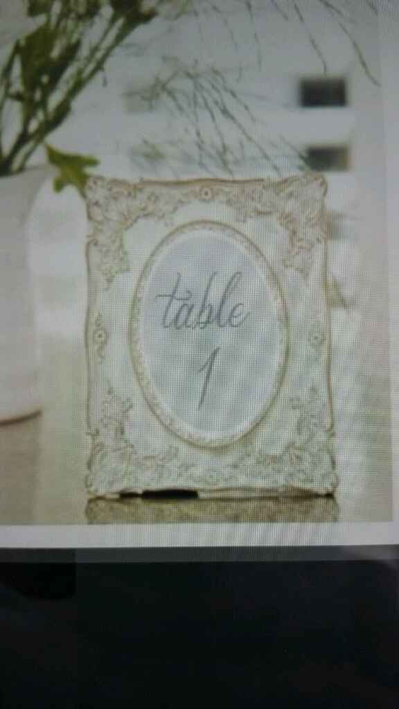 Petit cadre baroque blanc - 1