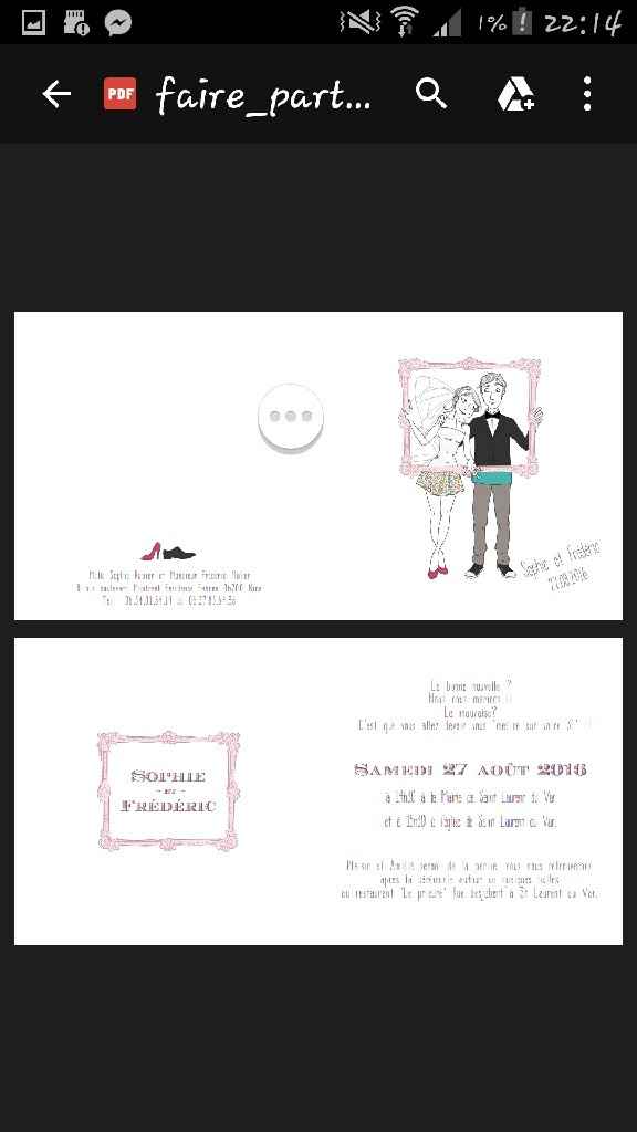 Accident du travail = organisation mariage ! - 1