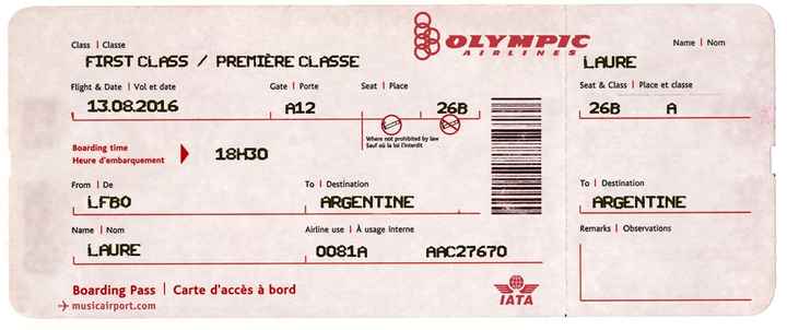 Marque place thème voyage 