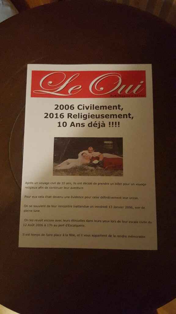 Magazines déroulement  soirée et porte repas - 1