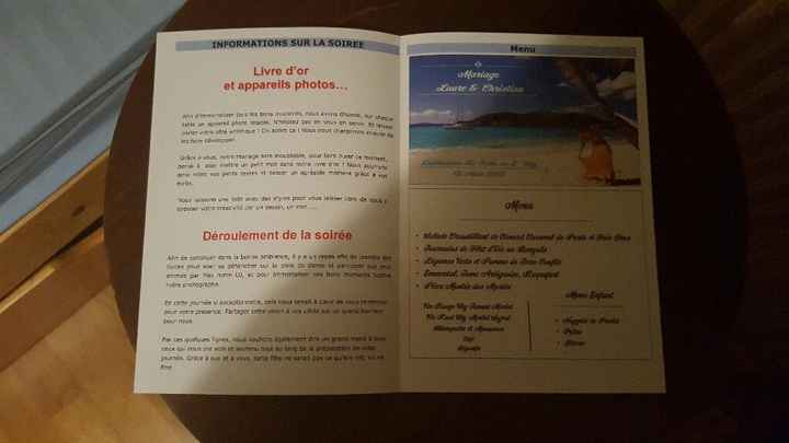 Magazines déroulement  soirée et porte repas - 2