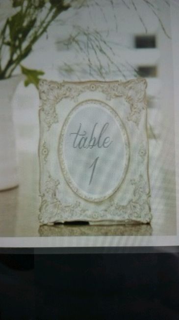 Petit cadre baroque blanc - 1