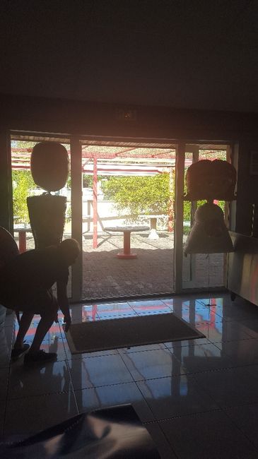 Entré dans la salle