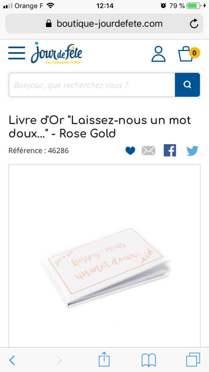 Livre d'or - 1