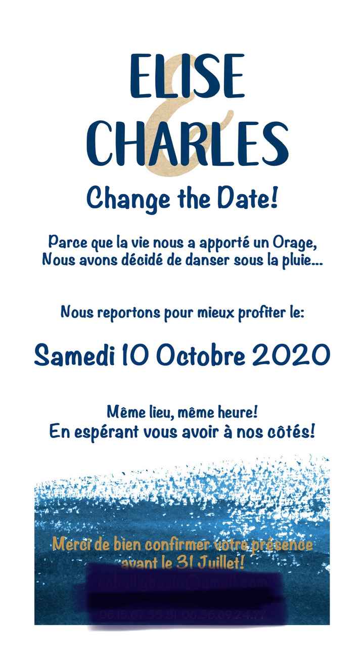 Idées texte pour un "change the Date" - 1