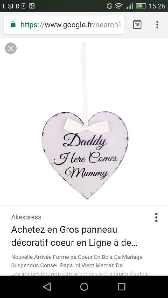Panneau arrivée mariée enfant - 2
