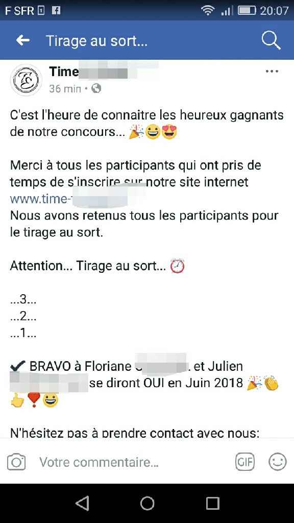  Gagné concours mariage - 1