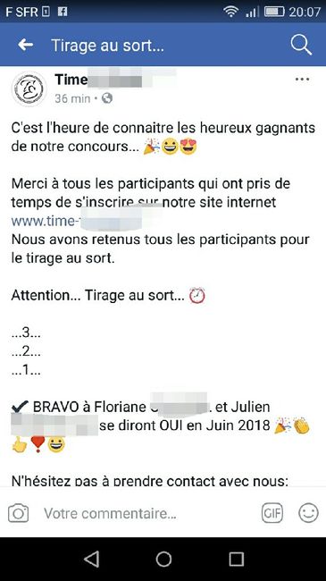  Gagné concours mariage - 1