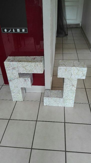 Lettres géantes diy - 2