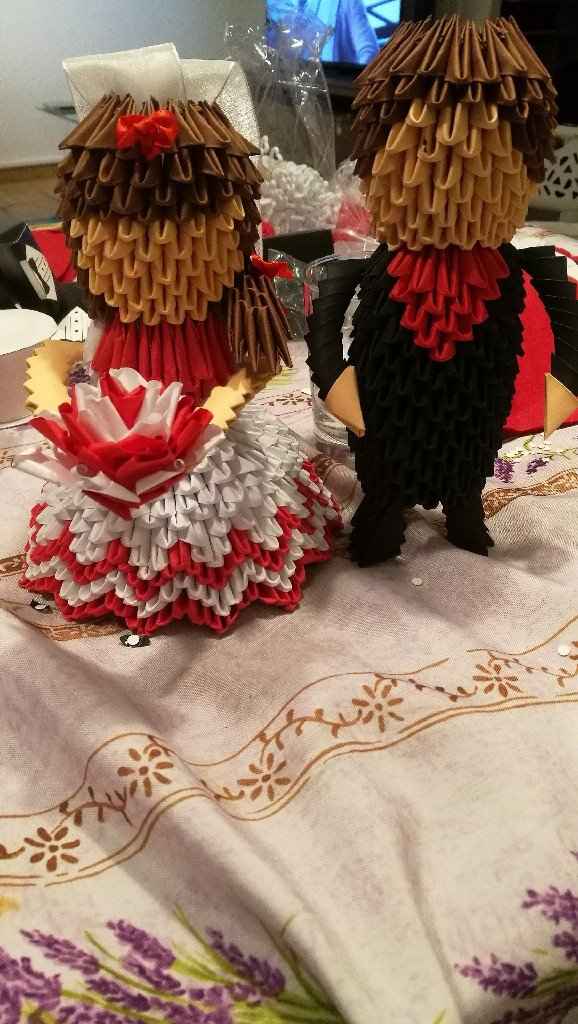 Suite de mon origami marier mariee - 1