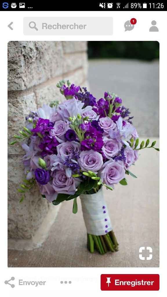 Bouquet violet à la recherche... - 2