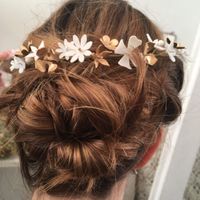 Premier essais de coiffure avec un accessoire Sidonie Lemaitre