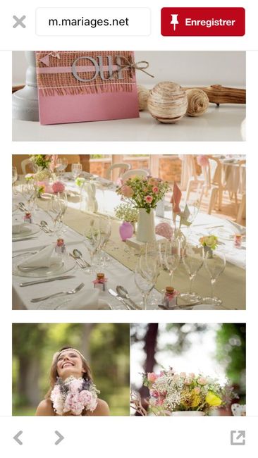 Je rêve d'un mariage champêtre - La décoration - 1