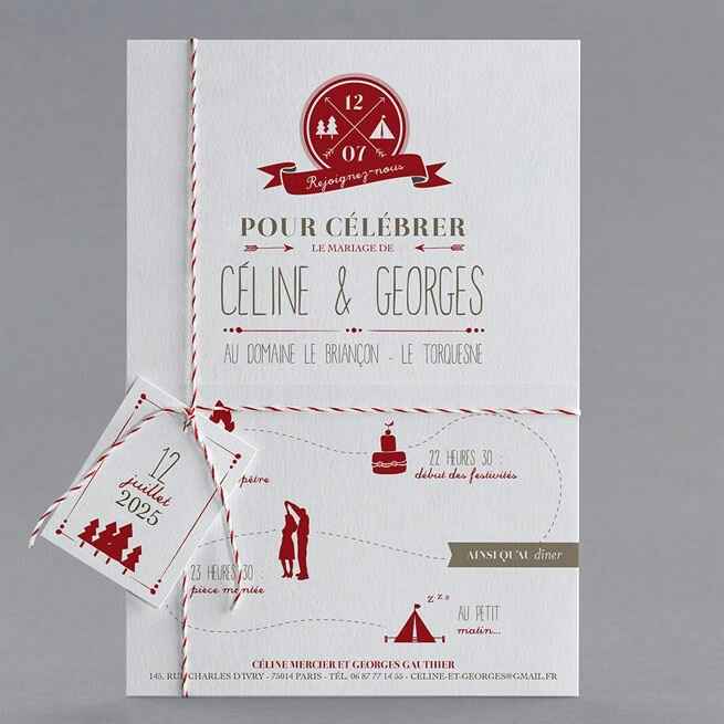 Faire part et thème mariage - 3