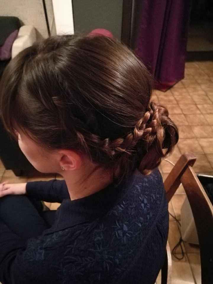 Mon premier essai chignon - 1