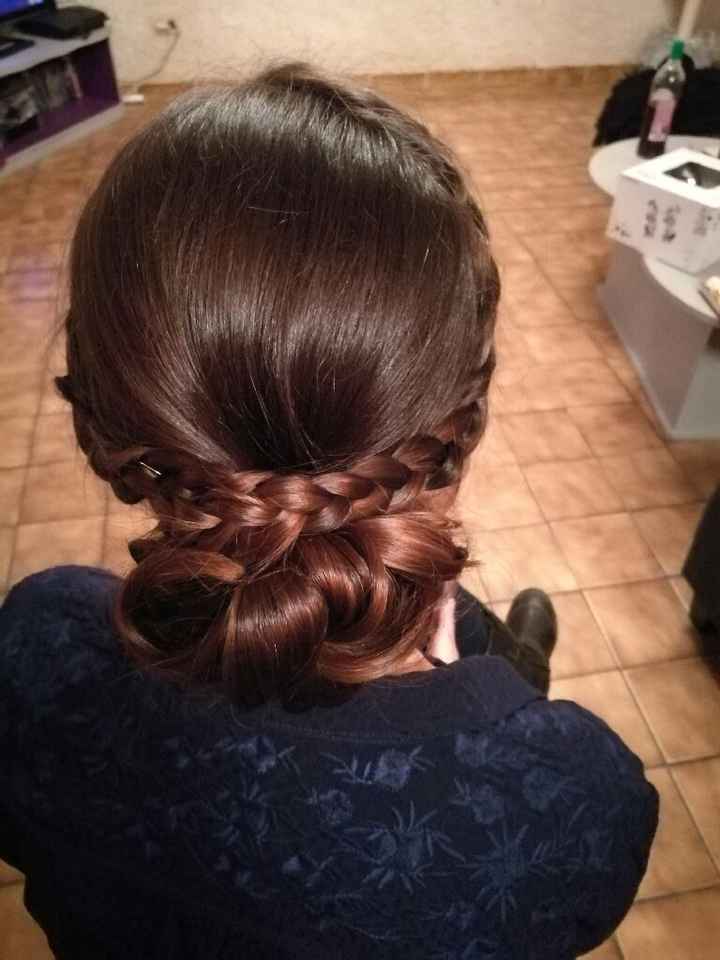 Mon premier essai chignon - 2
