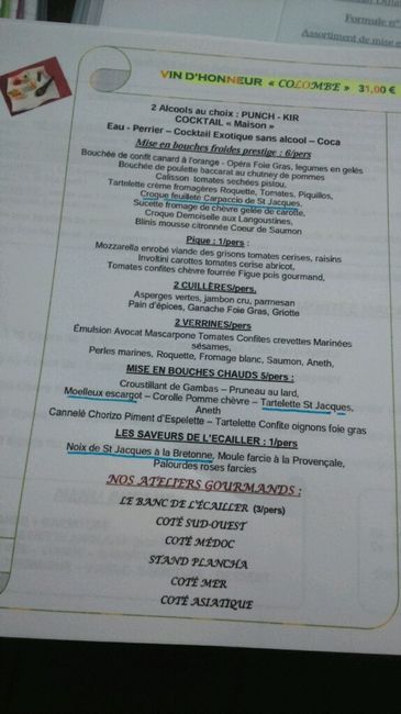 Menu du grand jour - 1