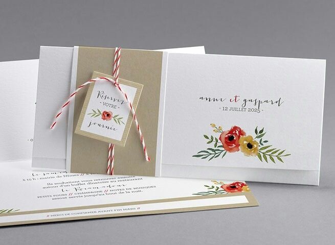 Faire part et thème mariage - 1