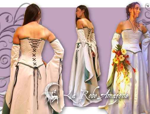 Robe de mariée style moyen age