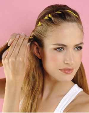 Tresse avec rubans