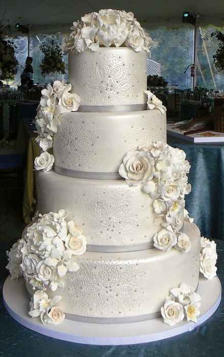 Wedding cake blanc